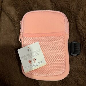 Pink Water Bottle Backpack